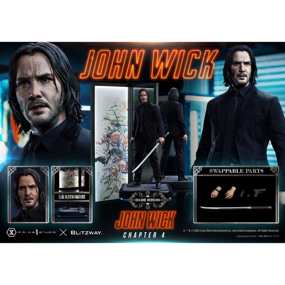 John Wick: Chapter 4 (Film) John Wick Dx Bonus Version Statue By Prime1 Studios -Prime 1 Studio - India - www.superherotoystore.com