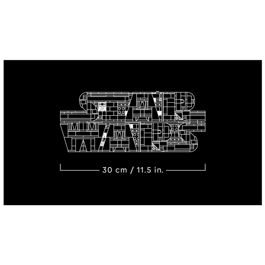 Star Wars Brick-Built Star Wars Logo By Lego -Lego - India - www.superherotoystore.com