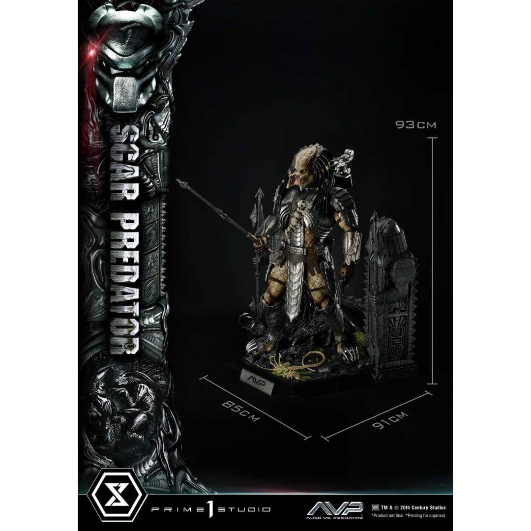 Alien vs.Predator Scar Predator Figure by Prime1 Studios -Prime 1 Studio - India - www.superherotoystore.com