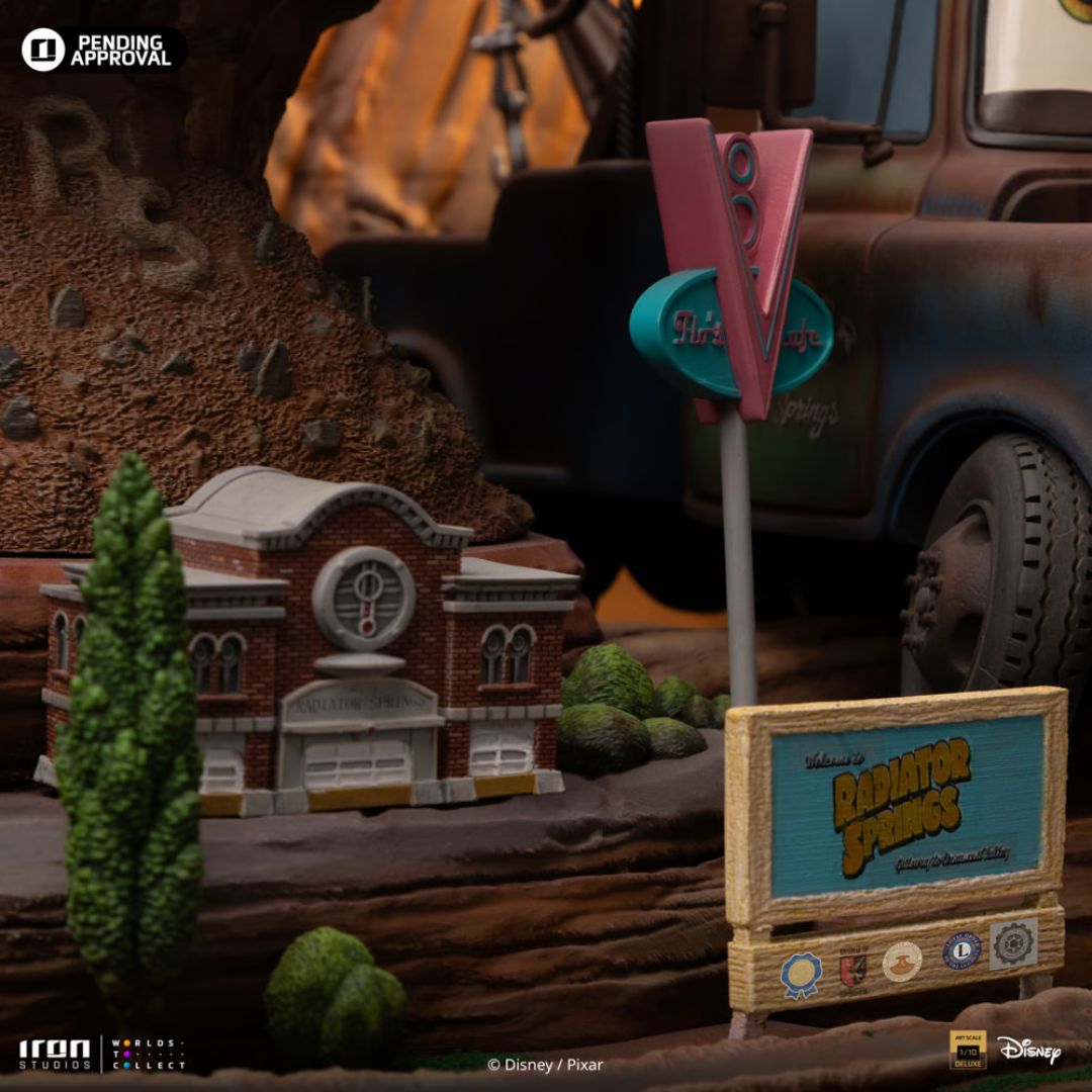 Statue Lightning Mcqueen & Tow Mater - Cars - Deluxe Statue By Iron Studios -Iron Studios - India - www.superherotoystore.com