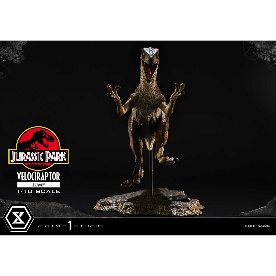 Jurassic Park (Film) Velociraptor Jump statue by Prime1 Studios -Prime 1 Studio - India - www.superherotoystore.com