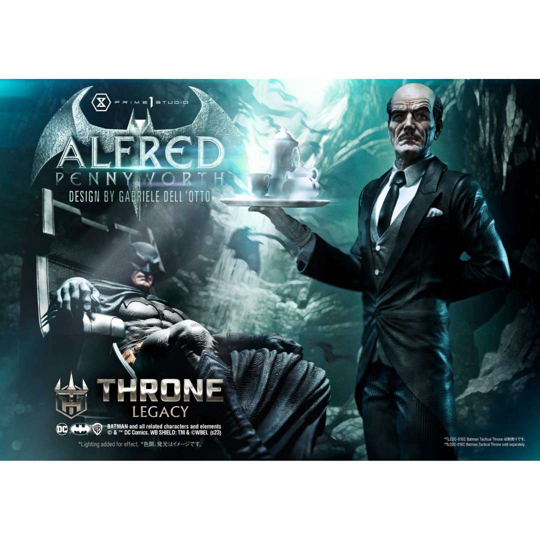 Batman (Comics) Alfred Pennyworth Throne Legacy Statue by Prime 1 Studios -Prime 1 Studio - India - www.superherotoystore.com