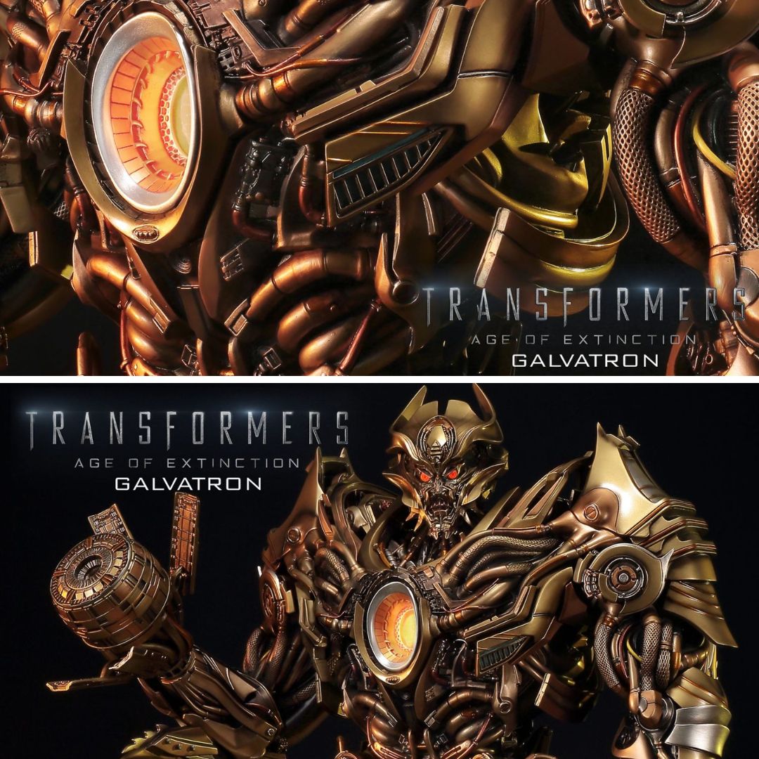 Transformers: Age Of Extinction (Film) Galvatron Gold Version Statue By Prime1 Studios -Prime 1 Studio - India - www.superherotoystore.com
