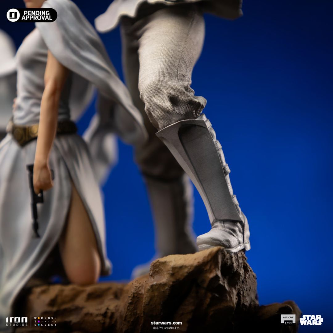 Star Wars Luke And Leia Statue By Iron Studios -Iron Studios - India - www.superherotoystore.com