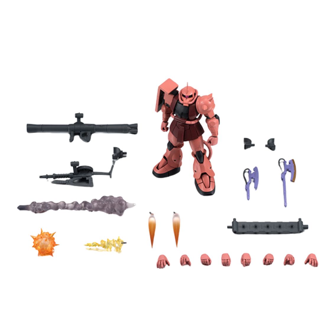 Robot Side MS Ms-06S Char'S Zaku Ver. A.N.I.M.E. Reissue By Tamashii Nations -Tamashii Nations - India - www.superherotoystore.com