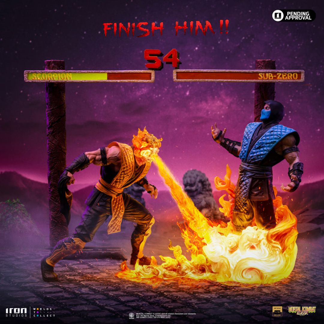 Scorpion Fatality Mortal Kombat Statue By Iron Studios -Iron Studios - India - www.superherotoystore.com