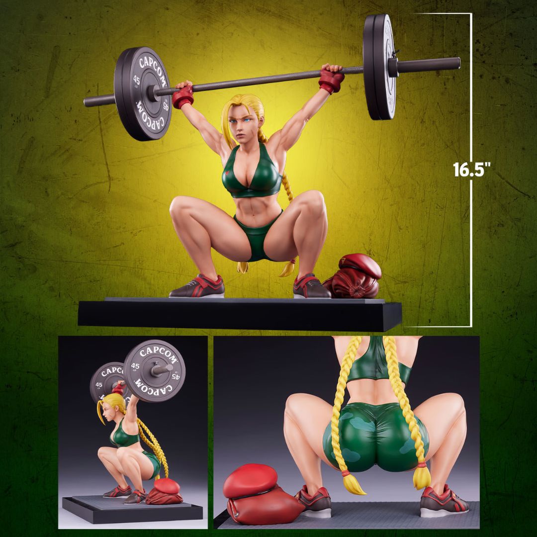 Cammy: Powerlifting (Classic Edition) Statue by PCS Collectibles -PCS Studios - India - www.superherotoystore.com