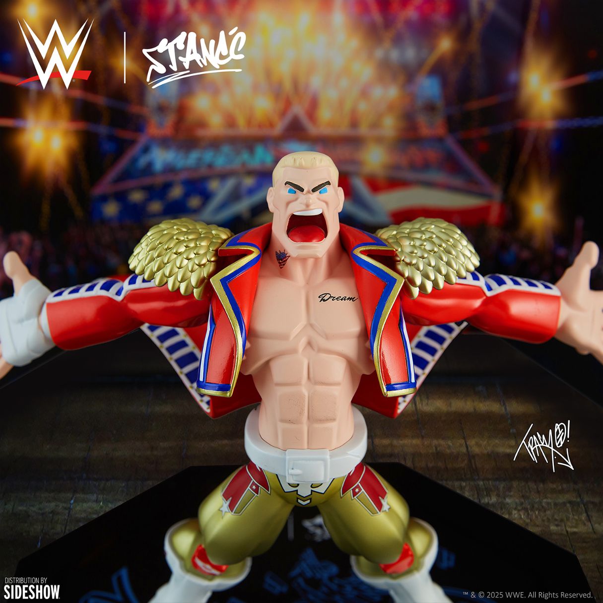 Cody Rhodes Designer Collectible Statue By Stance Designer Art -Stance Designer Art - India - www.superherotoystore.com