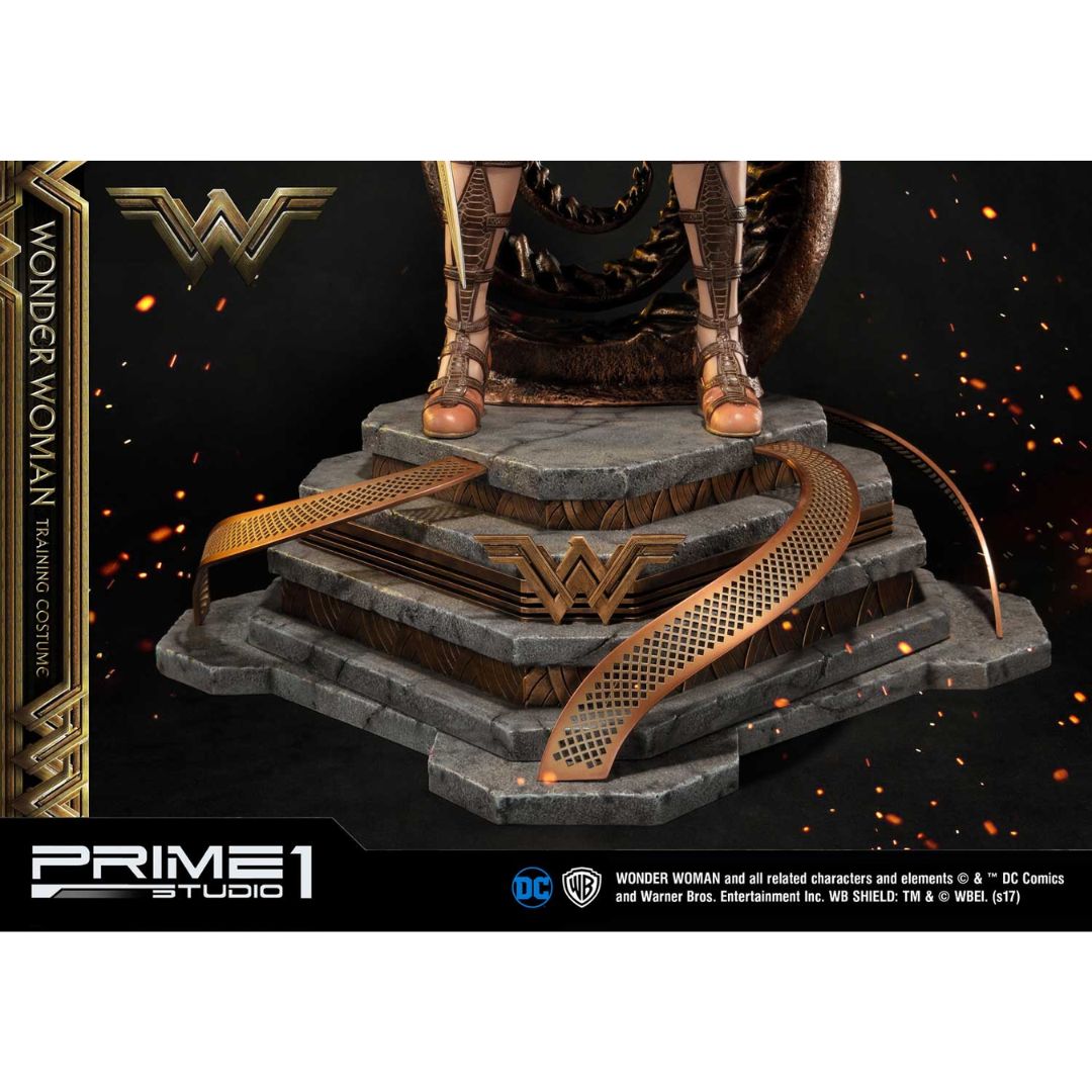 Wonder Woman (Film) Wonder Woman Training Costume Gold Version Statue By Prime1 Studios