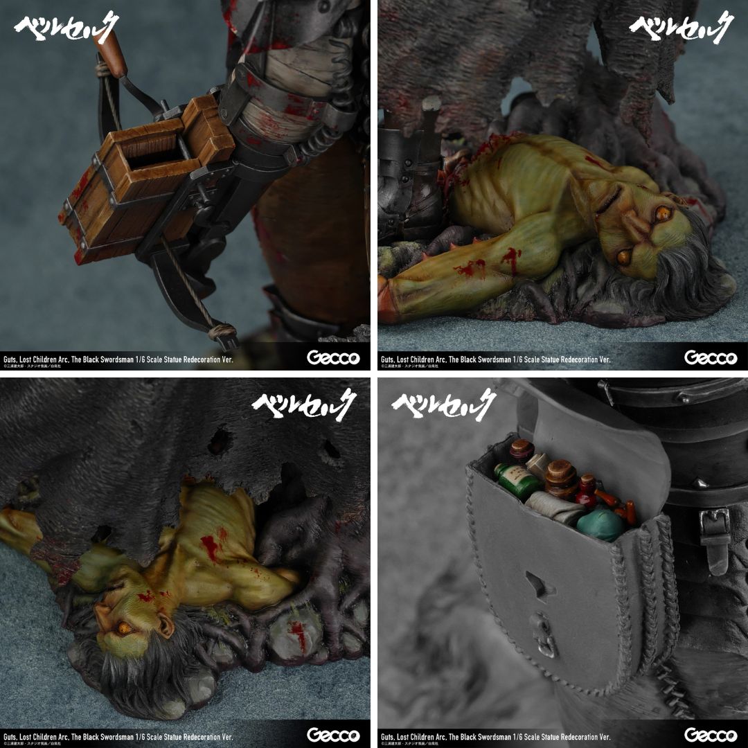Guts, Lost Children Arc, The Black Swordsman (Redecoration Version) Statues By Gecco Co -Gecco Co - India - www.superherotoystore.com
