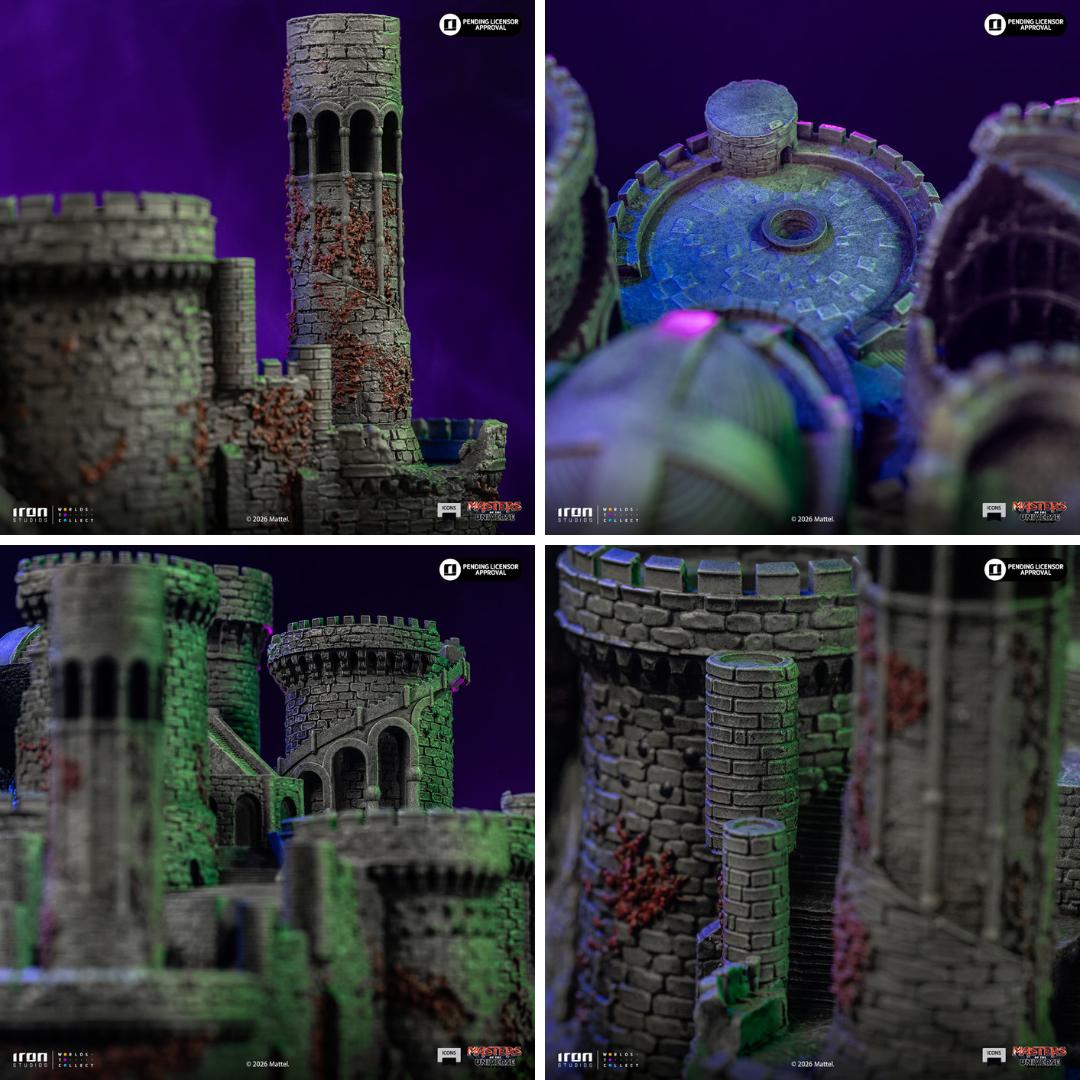 Masters Of The Universe Movie Castle Grayskull Icons Statue By Iron Studios