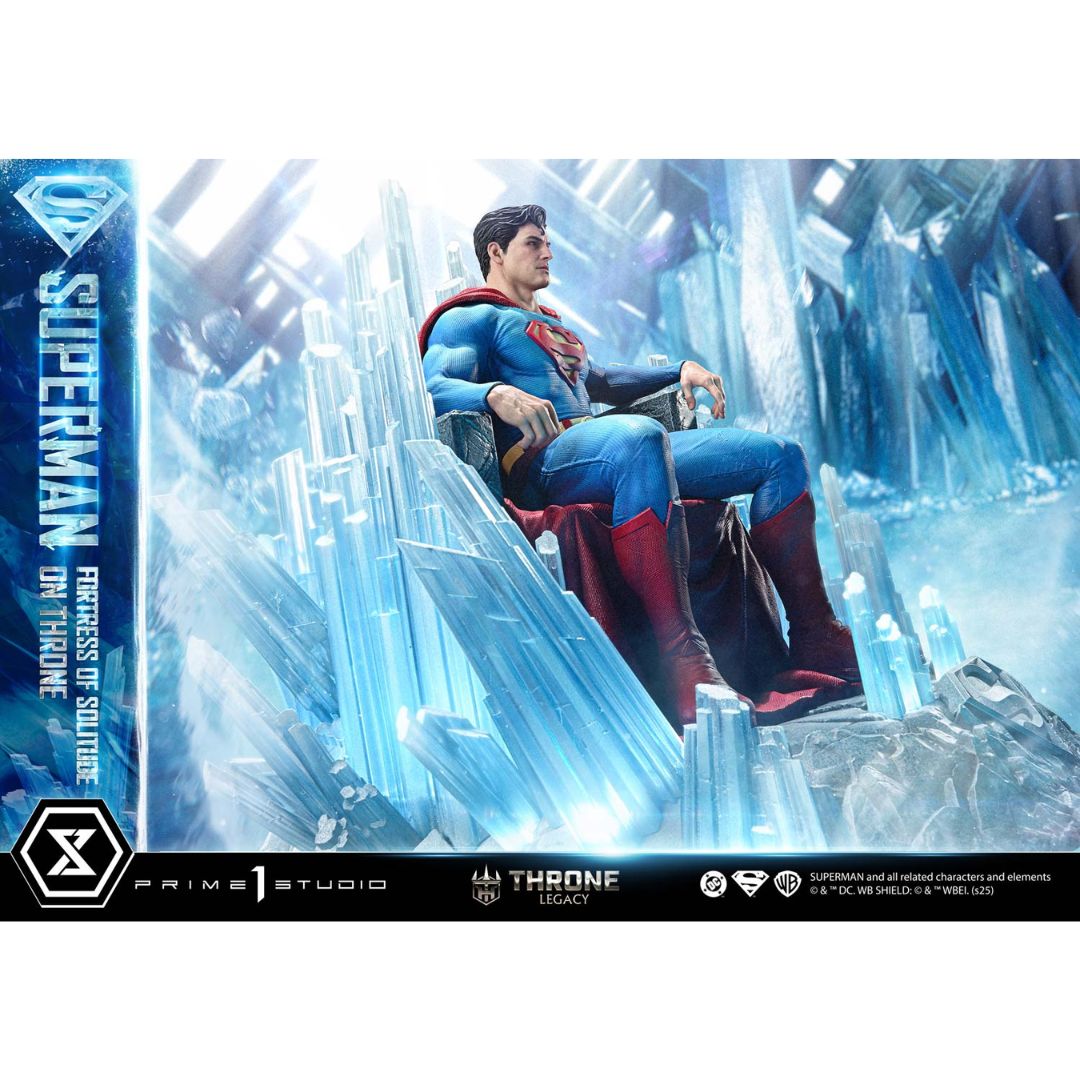 Superman Fortress Of Solitude On Throne Statue By Prime1 Studios -Prime1 Studios - India - www.superherotoystore.com