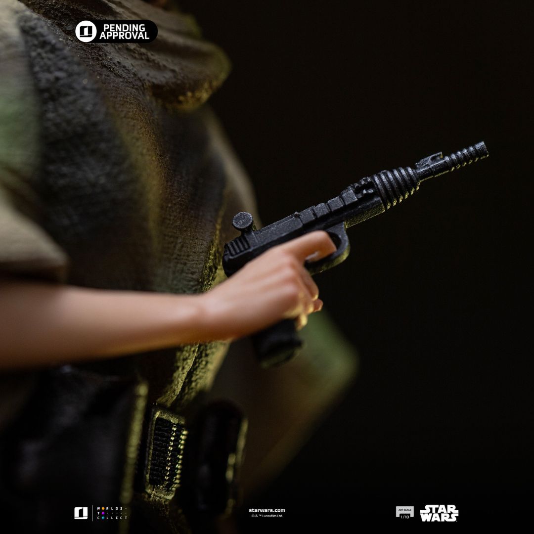 Star Wars: Episode Vi – Return Of The Jedi Leia And Wicket Art Statue By Iron Studios -Iron Studios - India - www.superherotoystore.com