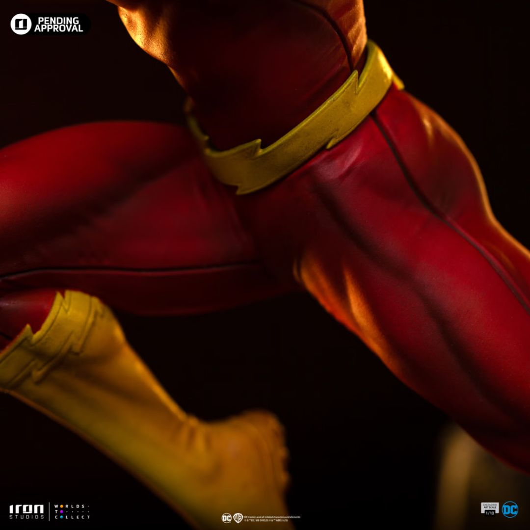 Flash Art Statue By Iron Studios