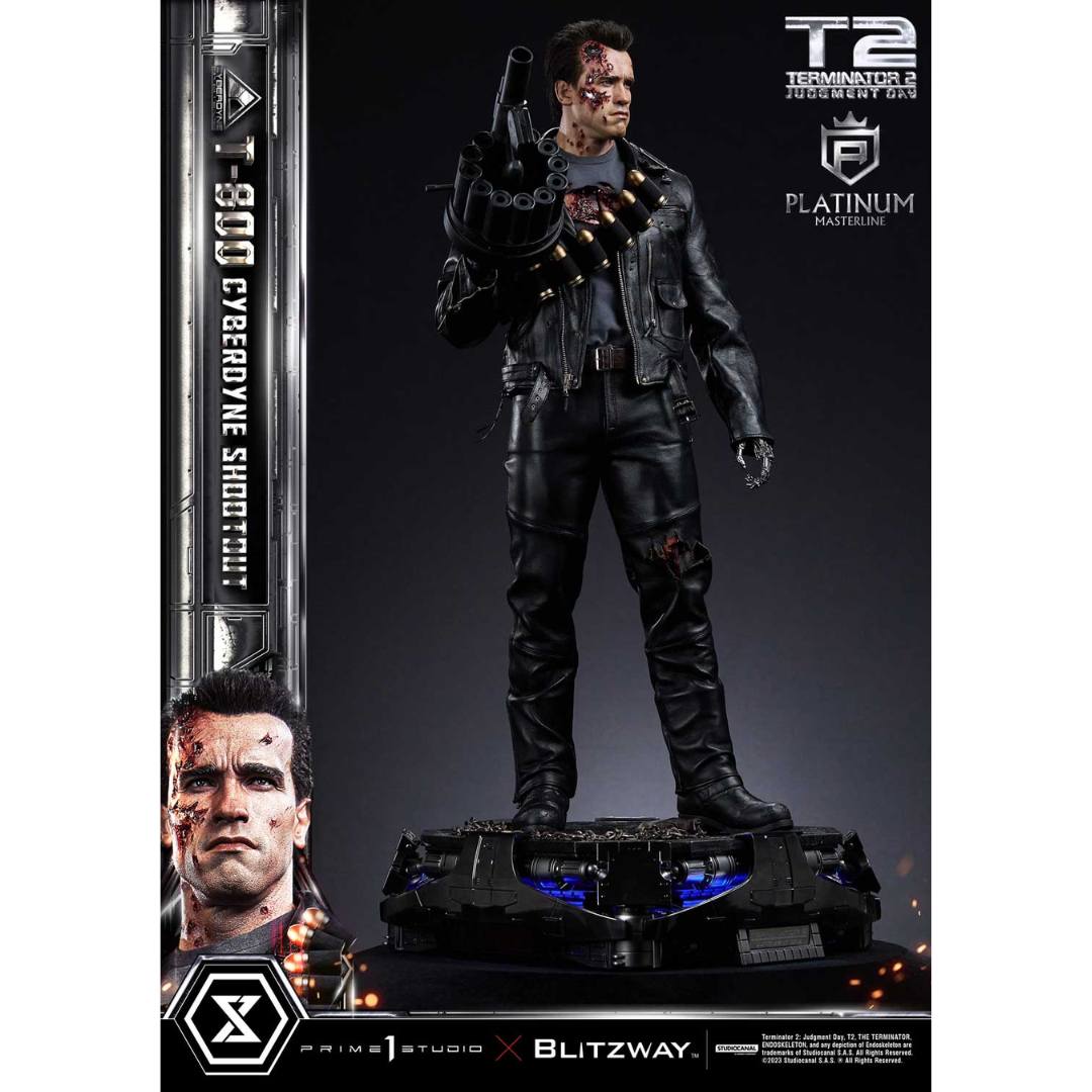 Terminator 2: Judgment Day T-800 favorite Cyberdyne Shootout By Prime 1 Studio -Prime 1 Studio - India - www.superherotoystore.com