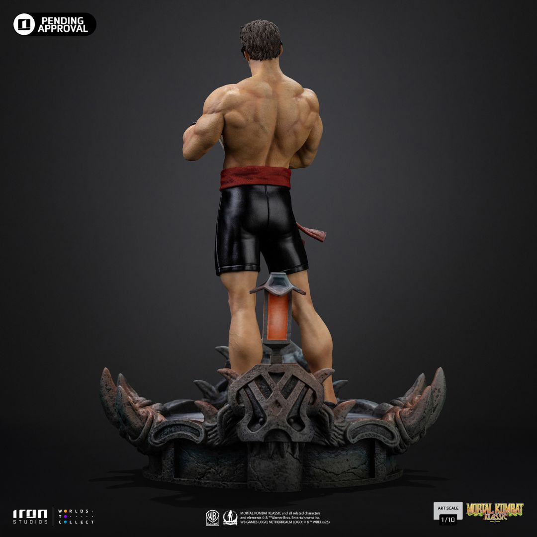 Mortal Kombat Johnny Cage Art Statue  By Iron Studios