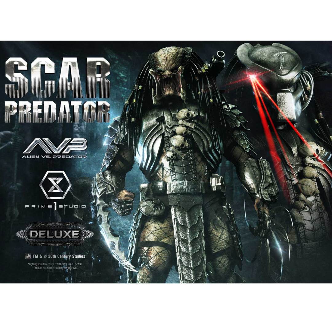 Alien vs.Predator Scar Predator Deluxe Version by Prime1 Studios -Prime 1 Studio - India - www.superherotoystore.com