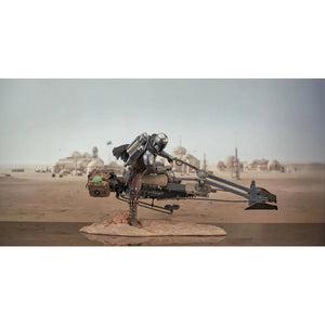 Star Wars: The Mandalorian Din Djarin on Speeder Bike Premier Collection 1:7 Scale Statue by Diamond Select Toys -Diamond Gallery - India - www.superherotoystore.com