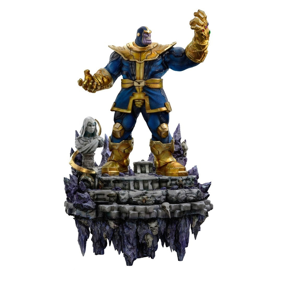 Thanos Infinity gauntlet Diaroma BDS Deluxe Statue by Iron Studios -Iron Studios - India - www.superherotoystore.com