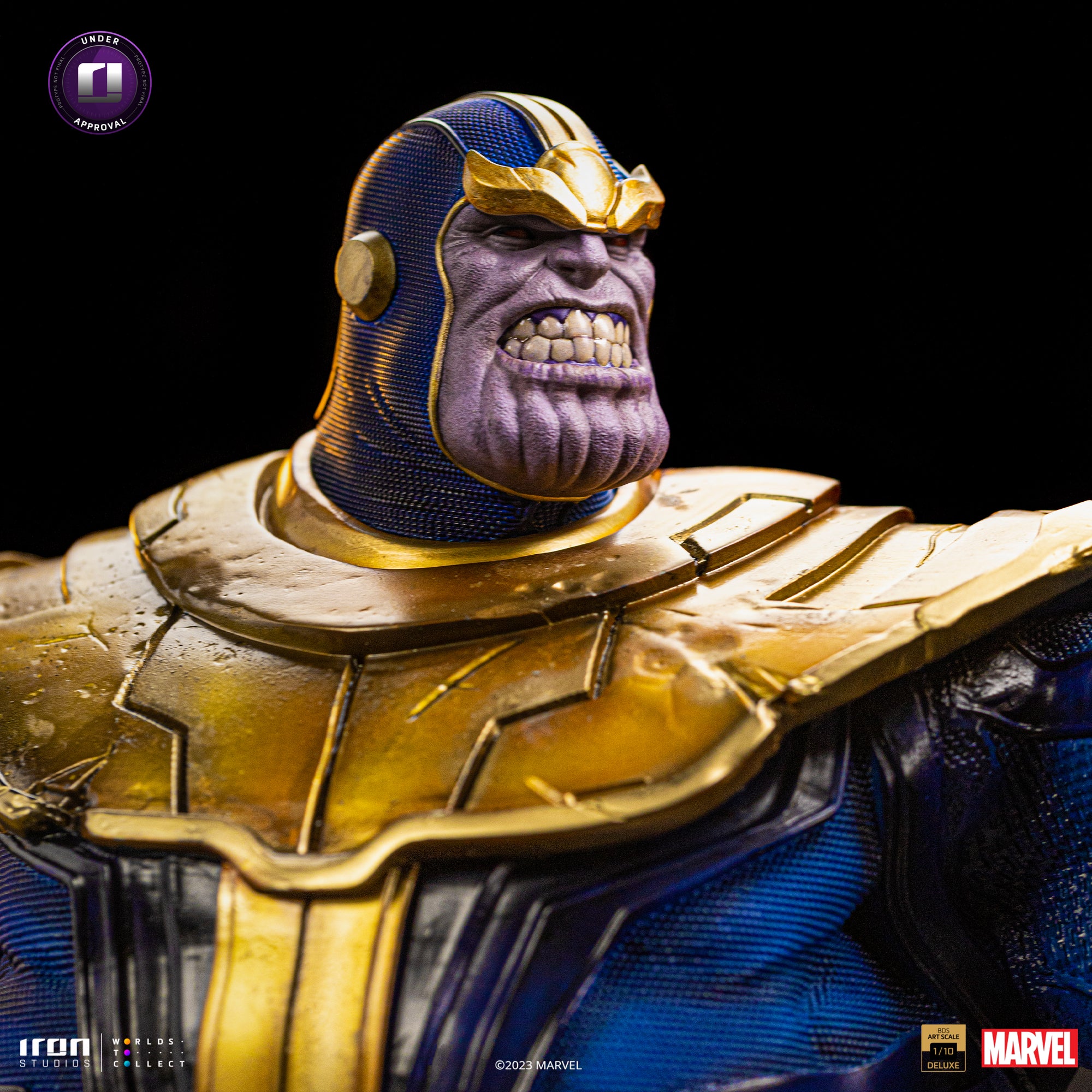 Thanos Infinity gauntlet Diaroma BDS Deluxe Statue by Iron Studios -Iron Studios - India - www.superherotoystore.com