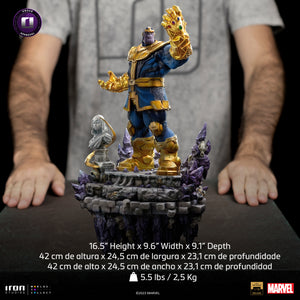 Thanos Infinity gauntlet Diaroma BDS 1/10 Scale Deluxe Statue by Iron Studios -Iron Studios - India - www.superherotoystore.com