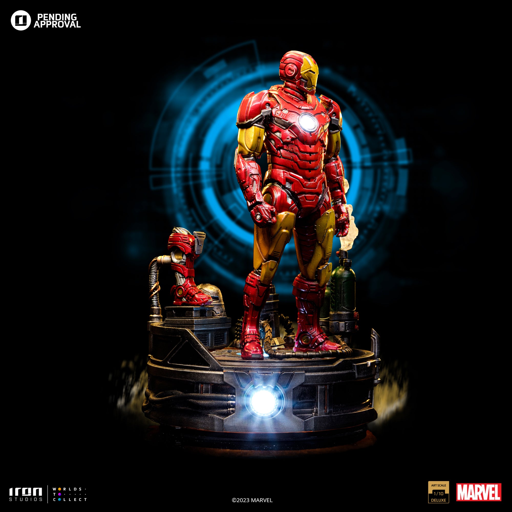 Iron Man Unleashed Statue by Iron Studios -Iron Studios - India - www.superherotoystore.com