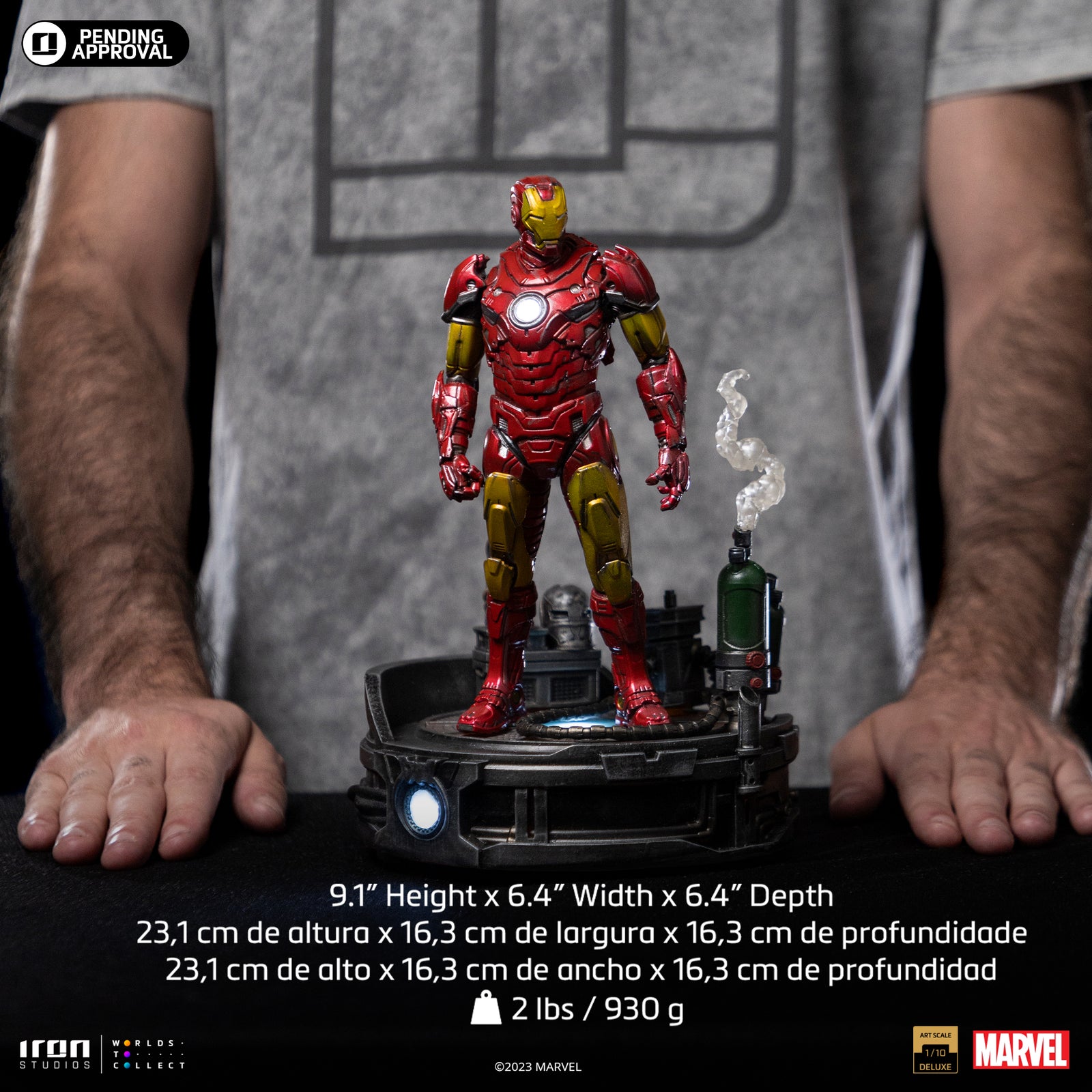 Iron Man Unleashed Statue by Iron Studios -Iron Studios - India - www.superherotoystore.com