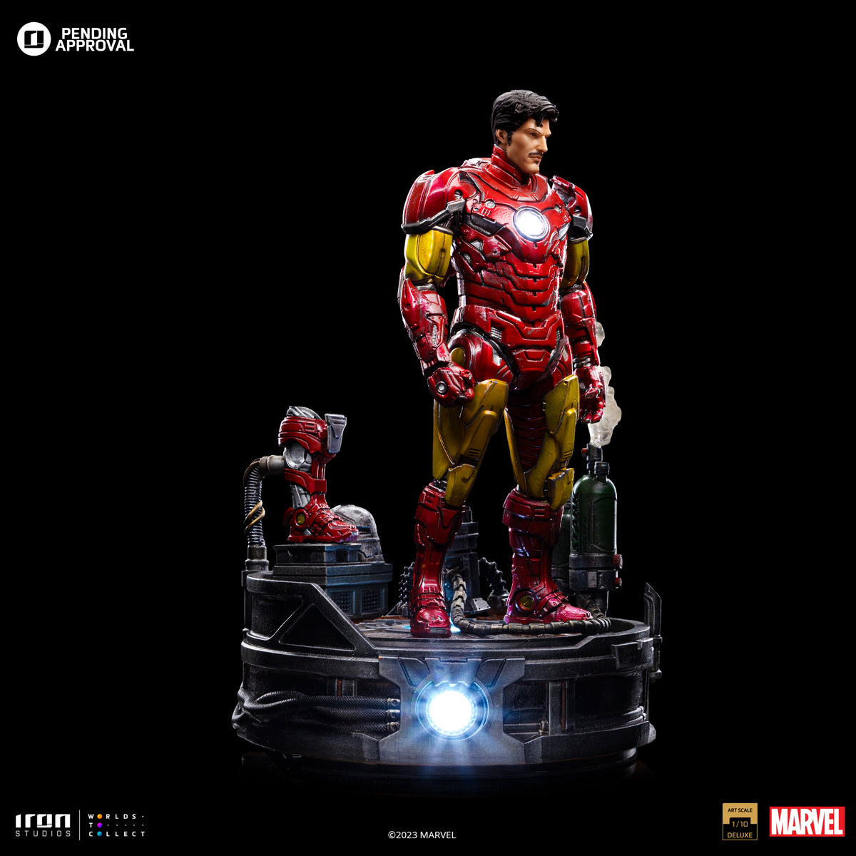 Iron Man Unleashed Statue by Iron Studios -Iron Studios - India - www.superherotoystore.com