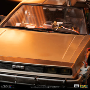 Delorean Back to the Future Art Scale by Iron Studios -Iron Studios - India - www.superherotoystore.com