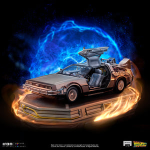 Delorean Back to the Future Art Scale by Iron Studios -Iron Studios - India - www.superherotoystore.com