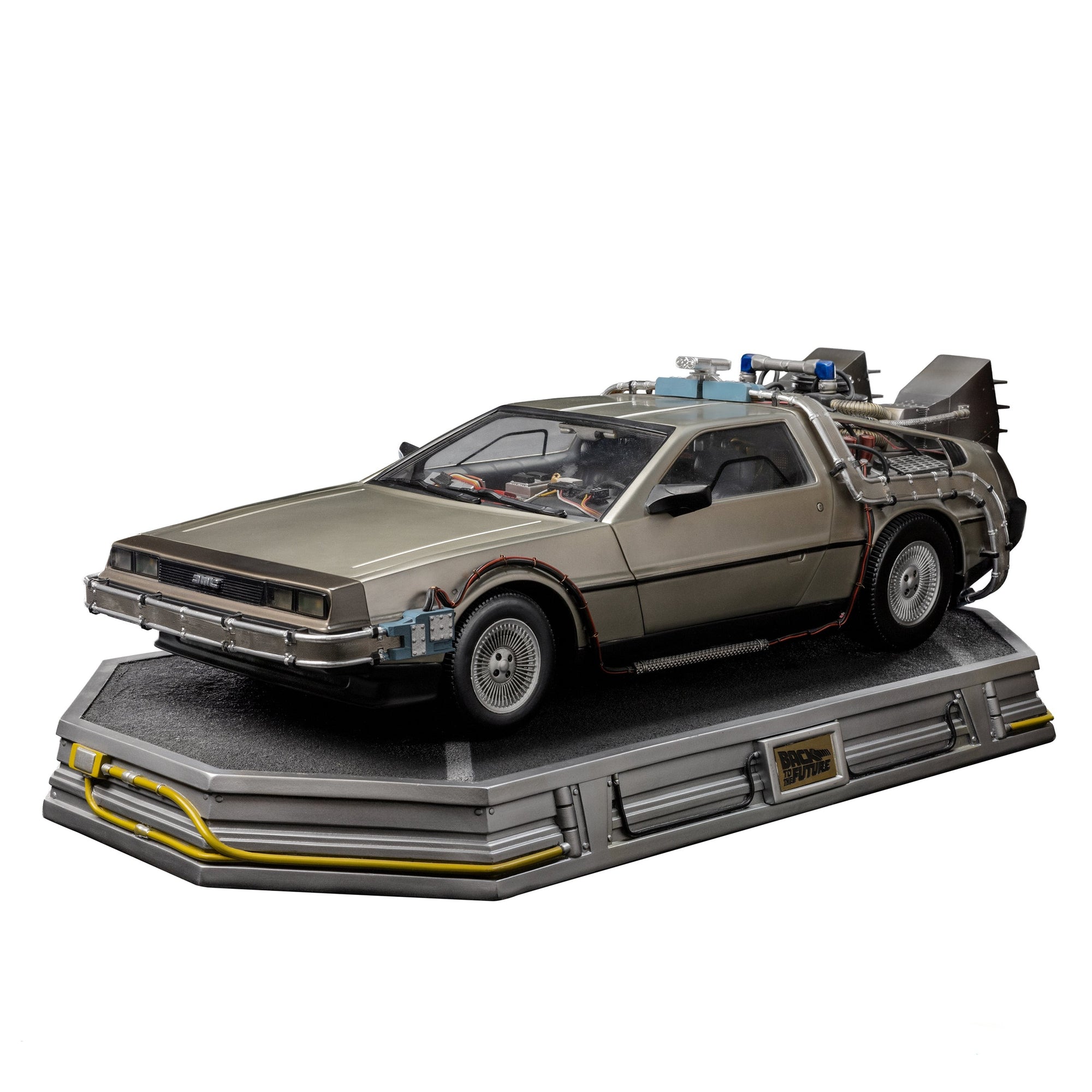 Delorean Back to the Future Art Scale by Iron Studios -Iron Studios - India - www.superherotoystore.com