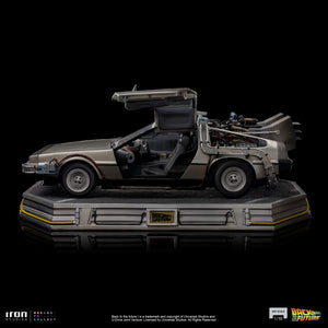 Delorean Back to the Future Art Scale by Iron Studios -Iron Studios - India - www.superherotoystore.com