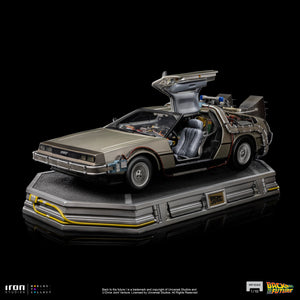 Delorean Back to the Future Art Scale by Iron Studios -Iron Studios - India - www.superherotoystore.com