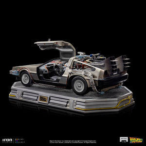 Delorean Back to the Future Art Scale by Iron Studios -Iron Studios - India - www.superherotoystore.com