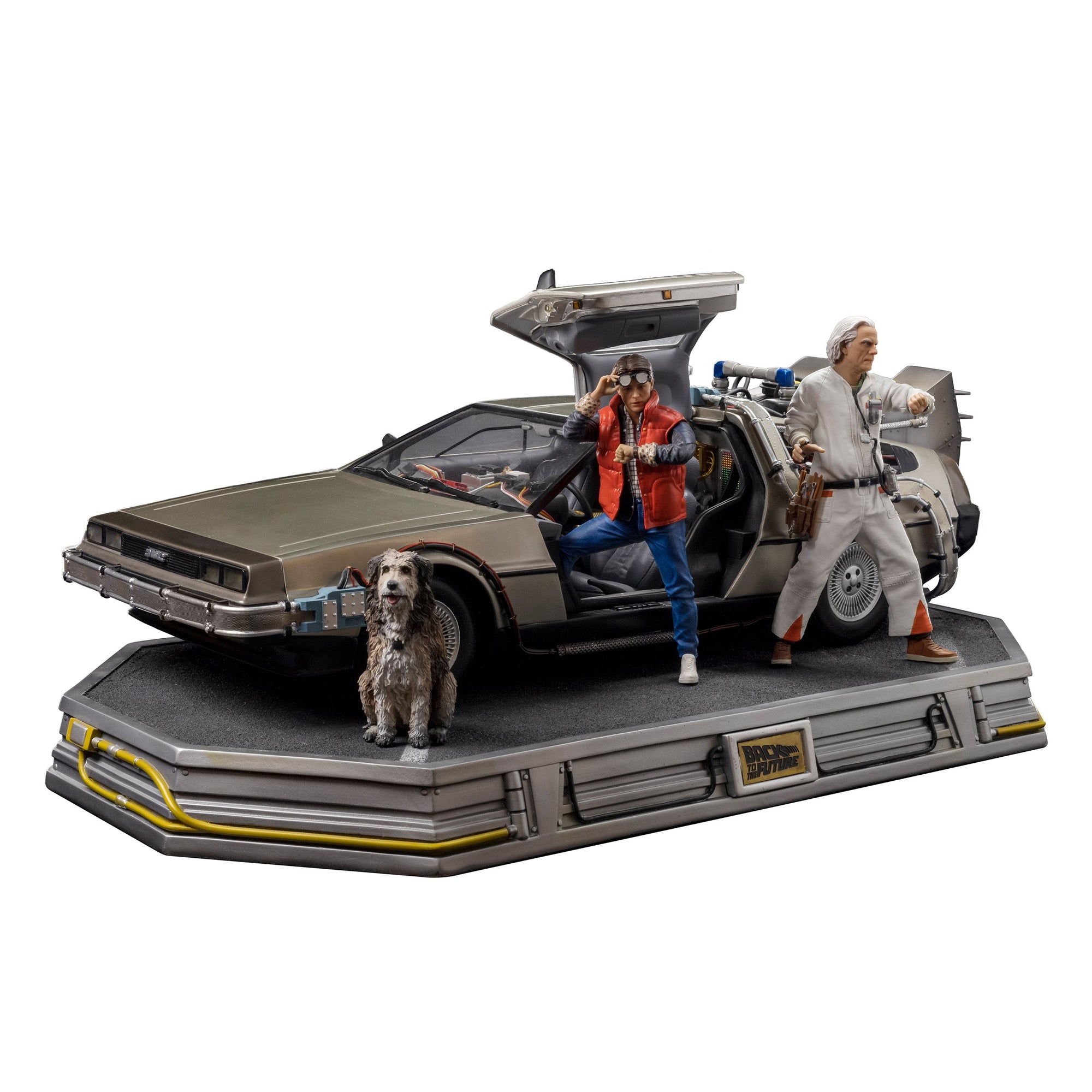 Delorean Back to the Future Deluxe Art Scale by Iron Studios -Iron Studios - India - www.superherotoystore.com