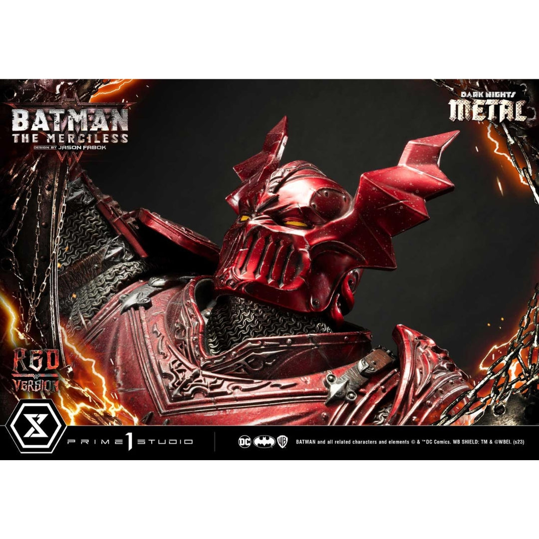 Dark Nights: Metal (Comics) The Merciless Red Version Statue by Prime 1 Studio -Prime 1 Studio - India - www.superherotoystore.com