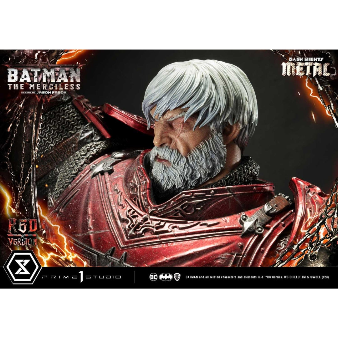 Dark Nights: Metal (Comics) The Merciless Red Version Statue by Prime 1 Studio -Prime 1 Studio - India - www.superherotoystore.com