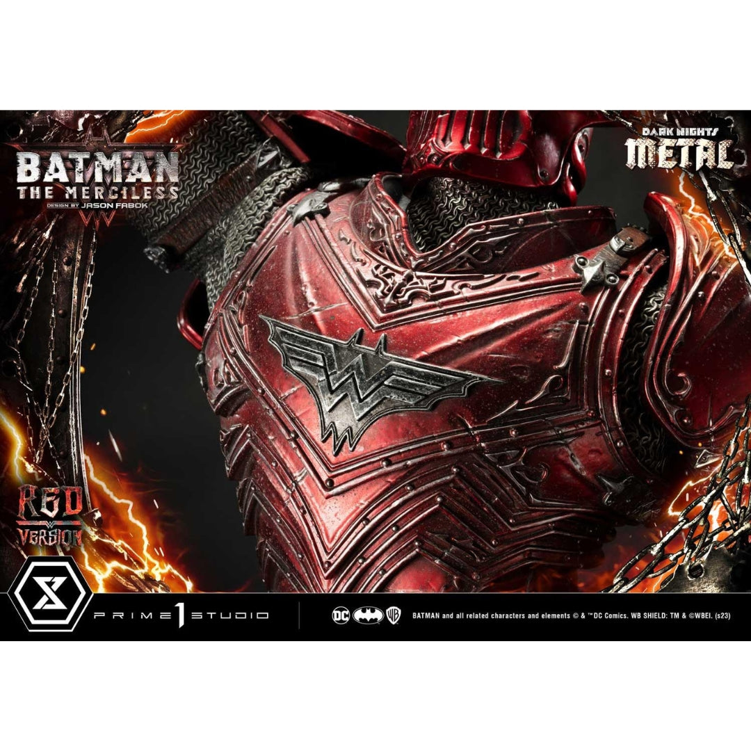 Dark Nights: Metal (Comics) The Merciless Red Version Statue by Prime 1 Studio -Prime 1 Studio - India - www.superherotoystore.com