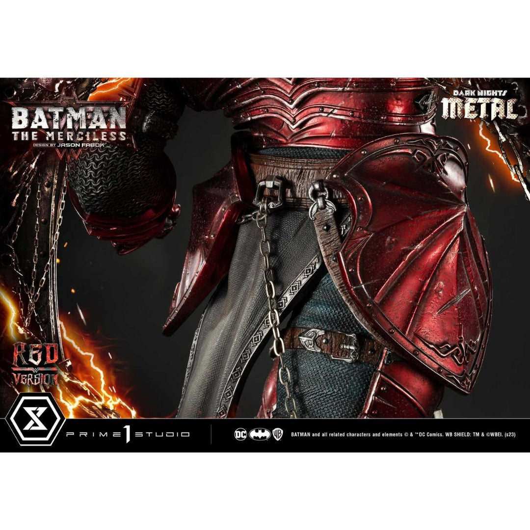 Dark Nights: Metal (Comics) The Merciless Red Version Statue by Prime 1 Studio -Prime 1 Studio - India - www.superherotoystore.com