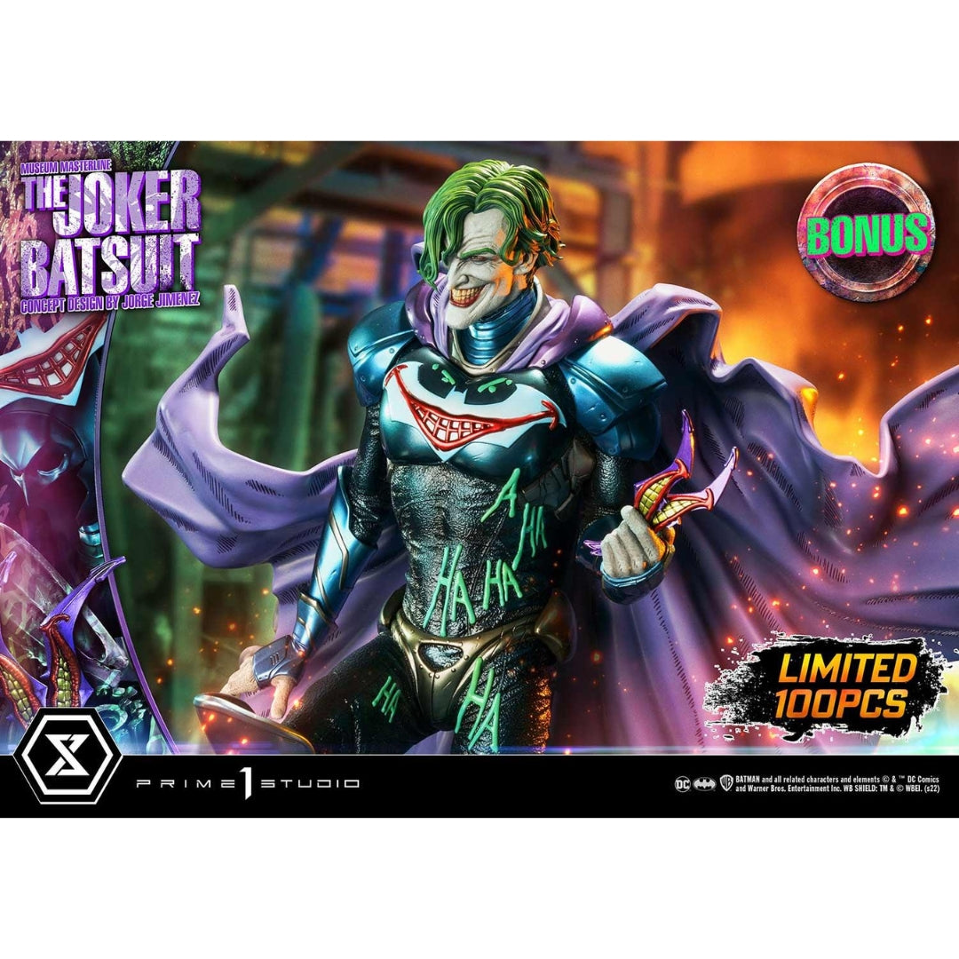 Batman (Comics) The Joker Batsuit (Concept Design by Jorge Jimenez) Bonus Version by Prime 1 Studio -Prime 1 Studio - India - www.superherotoystore.com