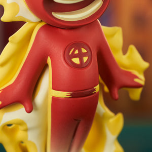 Marvel Animated Style Human Torch Statue by Diamond Gallery -Diamond Gallery - India - www.superherotoystore.com