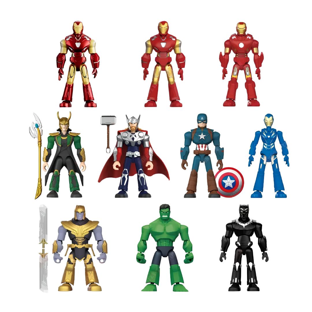 Marvel Infinity Saga Super Alliance Galaxy Version01 81110Blind Box Model Kit By Blokees