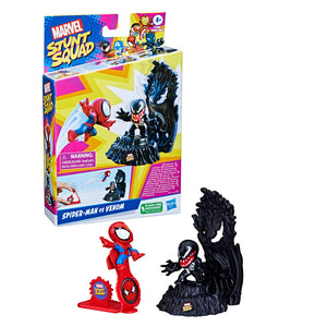 Marvel Stunt Squad Spider-Man vs Venom Action Figures by Hasbro -Hasbro - India - www.superherotoystore.com