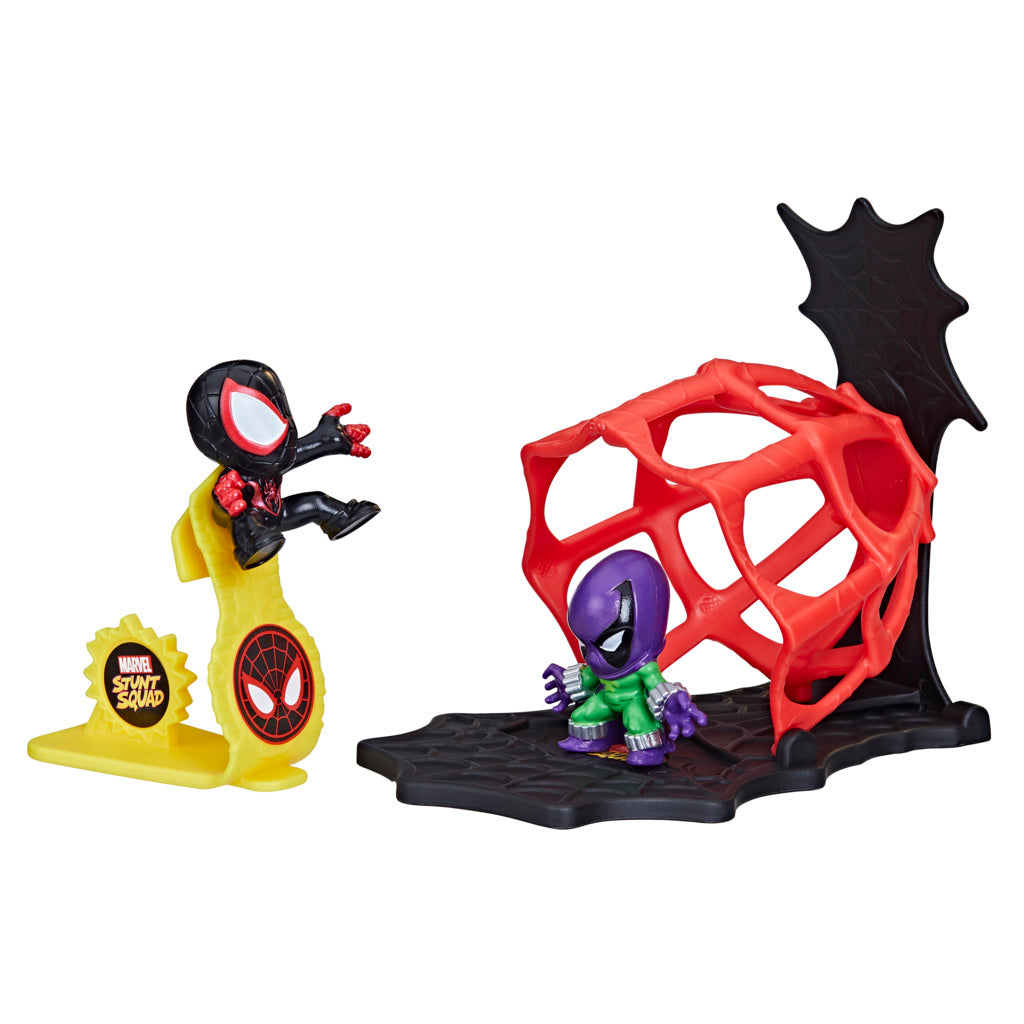 Marvel Spider-Man Mile Morales vs. Prowler Playset by Hasbro -Hasbro - India - www.superherotoystore.com