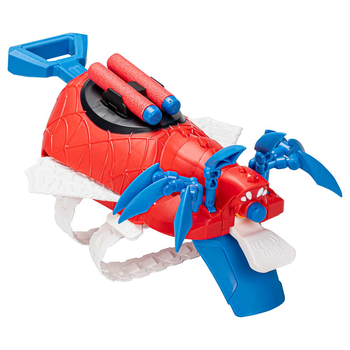 NERF Marvel Mech Strike Mechasaurs Spider-Man Arachno Blaster by Hasbro -Hasbro - India - www.superherotoystore.com