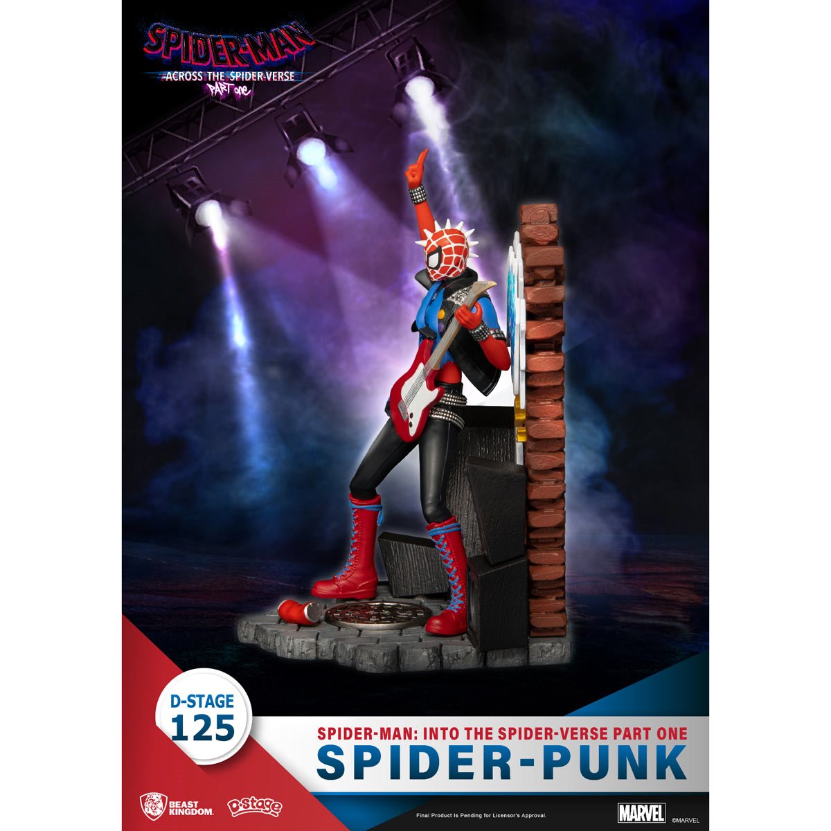 Spider-Man Spider-Punk DS-125 D-Stage 6-In Statue by Beast Kingdom -Beast Kingdom - India - www.superherotoystore.com