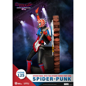 Spider-Man Spider-Punk DS-125 D-Stage 6-In Statue by Beast Kingdom -Beast Kingdom - India - www.superherotoystore.com