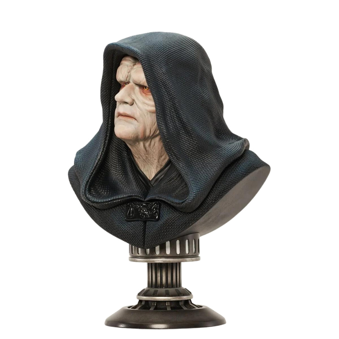 Star Wars: Return of the Jedi Emperor Palpatine Legends in 3D 1:2 Scale Bust by Diamond Gallery -Diamond Gallery - India - www.superherotoystore.com