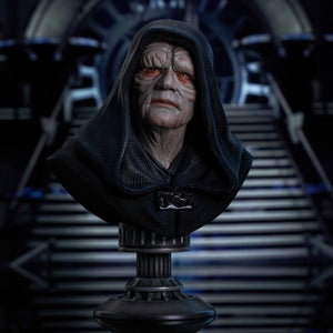 Star Wars: Return of the Jedi Emperor Palpatine Legends in 3D 1:2 Scale Bust by Diamond Select Toys -Diamond Gallery - India - www.superherotoystore.com