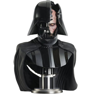 Star Wars: Obi-Wan Kenobi Darth Vader Damaged Helmet Legends in 3D 1:2 Scale Bust by Diamond Select Toys -Diamond Gallery - India - www.superherotoystore.com